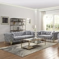 thumbnail image 5 of ACME Jelanea Sofa with 2 Pillows in Gray and Gold, 5 of 6