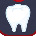 thumbnail image 4 of Inktastic Dentist Big Tooth Boys or Girls Baby Bib, 4 of 4