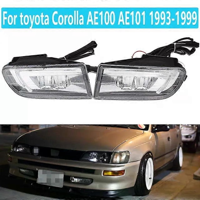 unique For toyota Corolla AE100 AE101 1993 1994 1995 1996 1997 1998 1999 Led Fog Lights Super Bright Fog Lamp Assembly Auto parts
