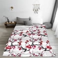 thumbnail image 5 of Sikiie Cherry Blossoms Ultra-Soft Micro flannel Blanket Luxury All Seasons Warm Blanket for Bedding Sofa and Travel (4 sizes)-40"x30", 5 of 7