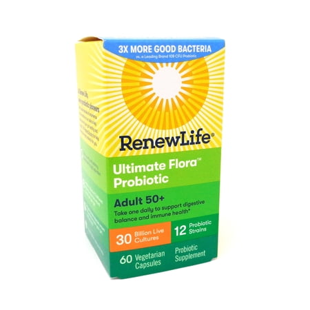 Renew Life - Ultimate Flora Adult 50+ Probiotic 30 Billion - 60 Vegetable Capsule(s)