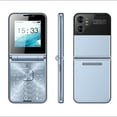 thumbnail image 2 of quanjun Clearance Flip Phone Dazzling Colorful Cell Phone 4 SIM 4 STANDBY Cell Phone Key Fashion Flip Phone, 2 of 4