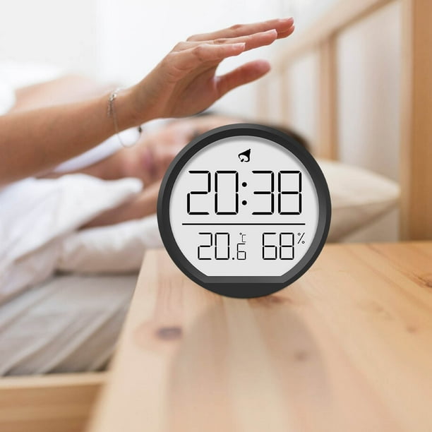 Reloj Despertador Reloj De Pared Con Medidor De Temperatura Y