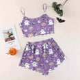 thumbnail image 5 of Hvot&aat Halloween Pajamas Sets for Women Pumpkin Ghost Print Camisole Tank Tops and Shorts Casual Holiday Funny Sleepwear, 5 of 5