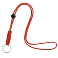 thumbnail image 1 of Uxcell 1-Pack Cordones para Identificación, Correa de Cuello Ajustable Rojo con Llavero y Portatarjetas, 1 of 7