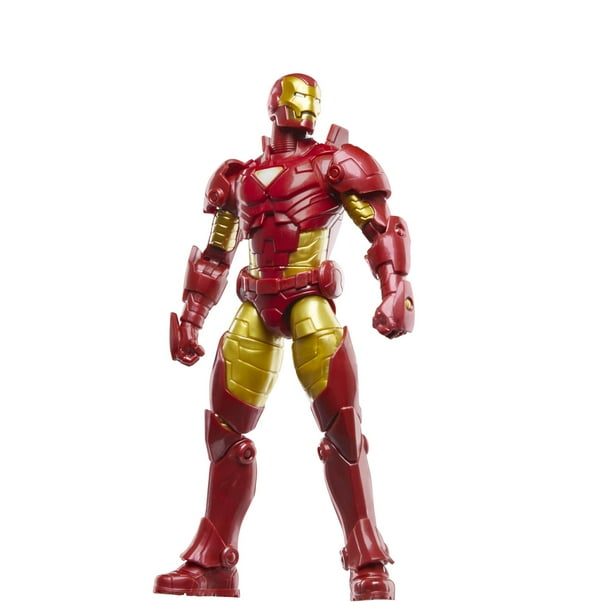 Marvel Legends Series Iron Man Model 20 Iron Man Comics Collectible 6 Inch Action Figure Retro Inspired Blister Card Walmart