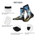 thumbnail image 4 of KLL Joyful Animated Bird Print Cool Socks Men's Women's Crew Socks Funny Crazy Novelty Stockings, 4 of 7