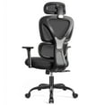 thumbnail image 3 of COOLHUT Ergonomic Office Chair, High Back Adjustable Computer Desk Chair with Lumbar Support, 500lb, Black, 3 of 11