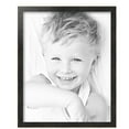 thumbnail image 2 of ArtToFrames 16x20 inch Distressed Black Picture Frame, Black 16" x 20" Wood Poster Frame (WOM-4740) 1234, 2 of 8