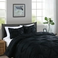 thumbnail image 3 of Cottonesque 100% Cotton Pintuck Duvet Cover Mini Set, 3 of 5