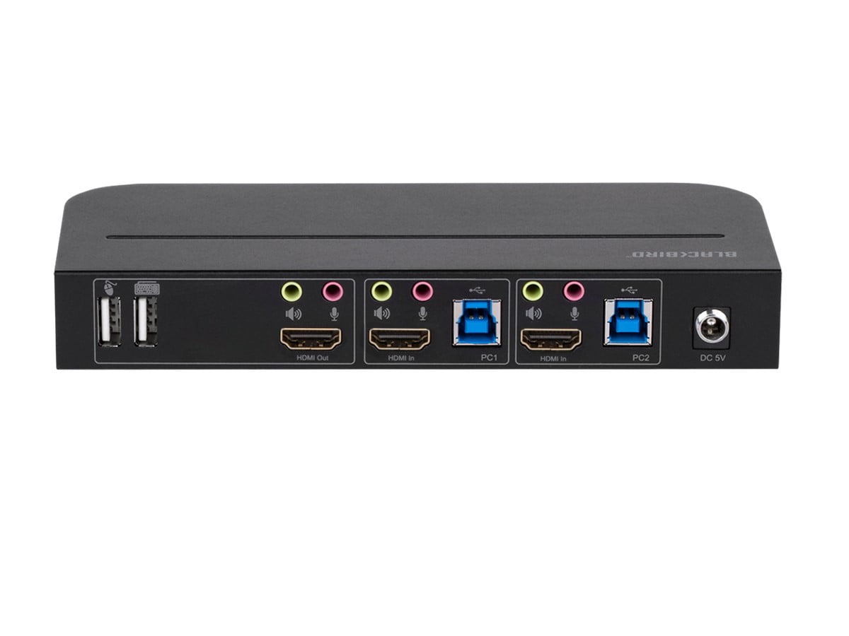 Monoprice Blackbird 4K HDMI 2.0 and USB 3.0 2x1 KVM Switch