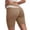 Coffee, variant on Womens Seamless Yoga Short Pants Stretchy High Waisted Fitness Running Sports Tight Knee Length Leggings Shorts Purple S
