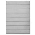 thumbnail image 4 of Microdry Ultra Absorbent CoreTex Memory Foam Bath Mat with GripTex Skid-Resistant Base, 17" x 24", Light Gray, 4 of 9