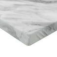 thumbnail image 2 of Ambesonne Marble Print Fitted Sheet, Cracks Shady Art, California King, Grey Dust, 2 of 3