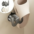 thumbnail image 1 of Perchero de Baño con Ventosa Sin Perforaciones, Gancho de Drenaje de Pared, Solución de Almacenamiento Que Ahorra Espacio, Práctico Organizador de Baño, Beige o Gris, Tamaño 7,5 X 6,3 X 6 Cm, 1 of 6