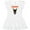 AA-White, variant on Inktastic Funny Protected by a Doberman Pinscher Dog Girls Baby Dress