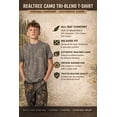 thumbnail image 3 of Realtree Youth Camo Tri-Blend Short Sleeve Shirt – Lightweight & Soft, Outdoor Apparel​, 3 of 8