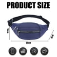 thumbnail image 5 of Multifunctional travel bag men's and women's zipper pockets suitable for hiking, running and cycling-blue, 5 of 5