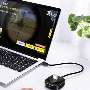 Maoww USB HUB USB 3.0 HUB Splitter Multiple USB Hub Expander 4 Port HUB for PC Laptop Black