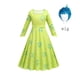 thumbnail image 5 of Nuevos vestidos de princesa de dibujos animados Inside Out 2 para niñas, disfraz de Joy Inspired and Envy, vestido de cosplay + máscara + conjuntos de peluca, regalo de cumpleaños, 5 of 5