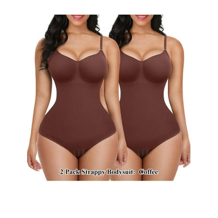 

Enwejyy Womens Button Tummy Control Corset Bust Push Up Bondage One-Piece Bodysuit Full Slip Underwear