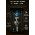 thumbnail image 3 of OnDisplay Deluxe Acrylic Action Figure Rotating Stage Spotlight Display with Lights, 3 of 7