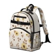 thumbnail image 2 of Yellow Sunflower Leaf Pattern Backpack for School,Cute School Bag,Schoolbag with Adjustable Shoulder Straps & Padded Back,15.25"x11.5"x5.25", 2 of 5