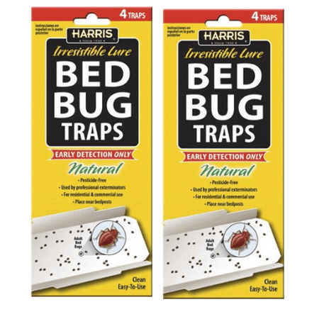 Harris Bed Bug Early Detection Glue Traps (8 (Best Bed Bug Trap)