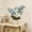 Blue, variant on Realistic Artificial Orchid Potted Plant, 14" Faux Phalaenopsis Bonsai in Ceramic Pot, Lifelike Fake Silk Flowers for Home Office Desk Decor, Dining Table Centerpiece, No Maintenance Required, White