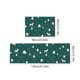 thumbnail image 3 of Juego de 2 Tapetes Navideños para Cocina | Felpudos Antideslizantes de Poliéster En Rojo y Verde | Alfombras Antimanchas para Entrada, Baño y Dormitorio | Alfombra Decorativa Navideña, 3 of 6