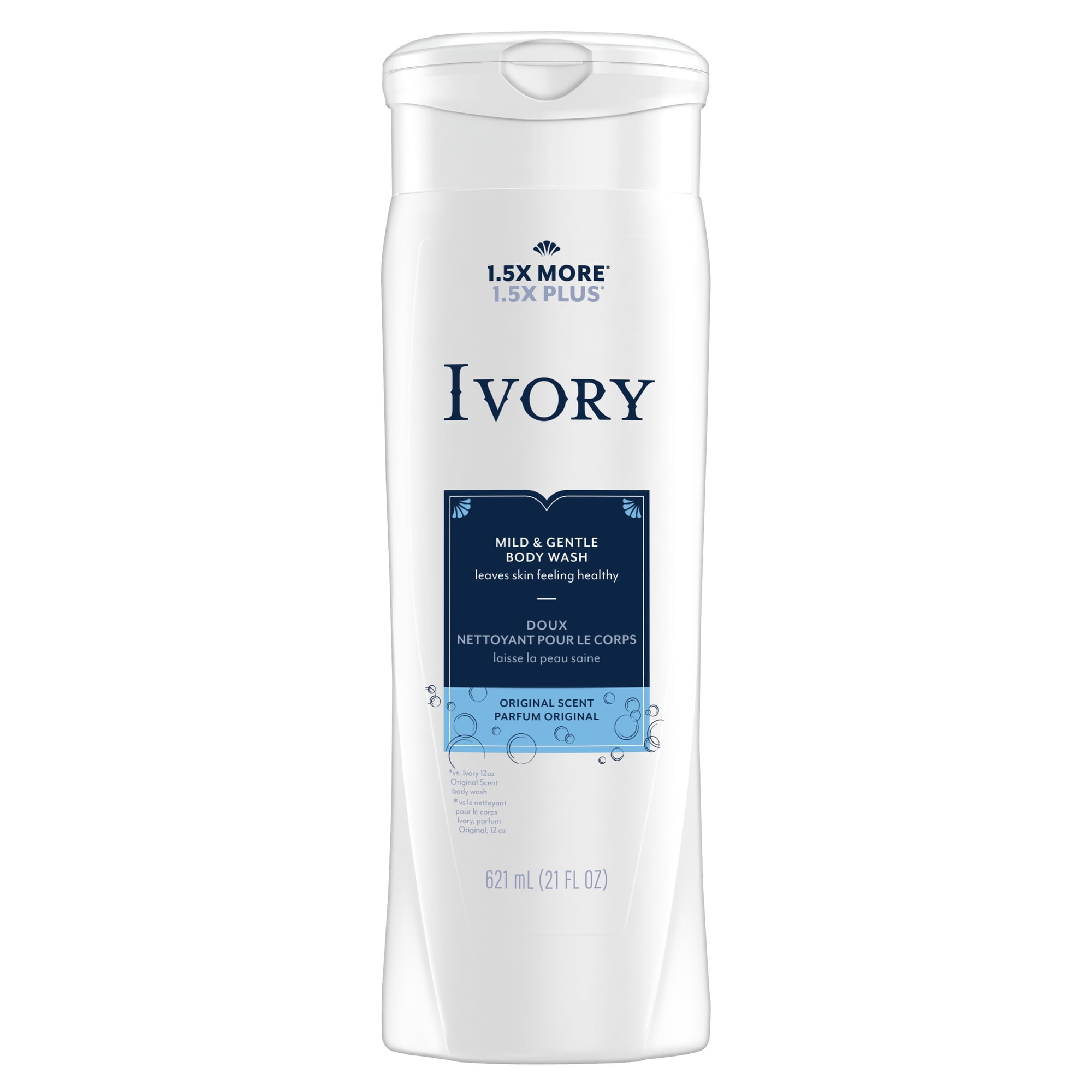Ivory Mild & Gentle Body Wash, Original Scent, 21oz