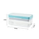 thumbnail image 3 of Ice Tray Silicone Ice Box Ice Cubes Household Ice Maker Refrigerator Freezer Ice Cubes Box, 3 of 6