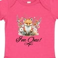 thumbnail image 4 of Inktastic Babys First Birthday Woodland Fox 1 Year Old Girls Baby Bodysuit, 4 of 5