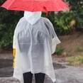 thumbnail image 4 of 2 Pcs Imperméables Réutilisables Poncho de Pluie pour Adultes Imperméable avec Capuche Veste de Pluie Portable pour Randonnée Camping et Voyage, 4 of 9