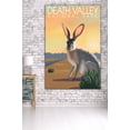 thumbnail image 2 of Death Valley National Park, California, Lithograph, Jackrabbit (36x54 Giclee Gallery Art Print, Vivid Textured Wall Decor), 2 of 3