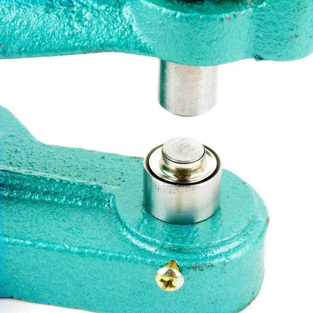 INTBUYING All Metal Manual Grommet Press Machine with 3 Size Die Mould and 1100 Eyelet Banner Supply Kit