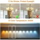 thumbnail image 5 of Bombillas LED no regulables, luz blanca cálida de 3000 K, bombillas de alto rendimiento y bajo consumo con cubierta de policarbonato transparente, encendido instantáneo para uso en interiores y, 5 of 5