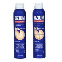 Ozium 8 Oz. Air Sanitizer & Odor Eliminator for Homes, Cars, Offices and More, Vanilla Scent, Pack of 2