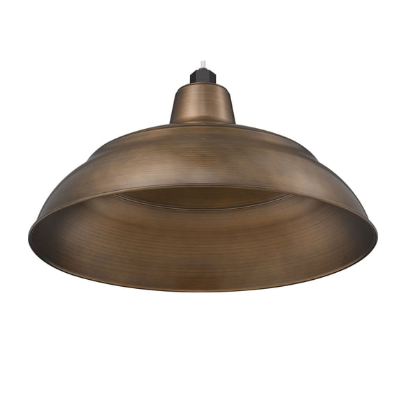 RWHS17-NC-Millennium Lighting-R Series - Warehouse  Shade-9.25 Inches Tall and 17 Inches Wide-Natural Copper Finish