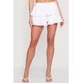 thumbnail image 3 of Women's Drawstring Waist Ruffle Tiered Skort, 3 of 5