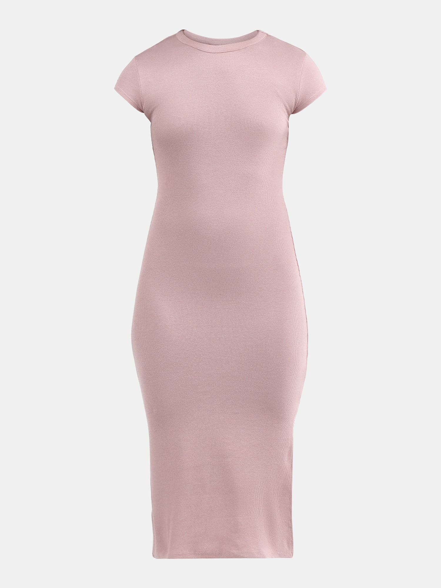 No Boundaries Crewneck Midi Dress, Women's