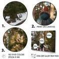 thumbnail image 3 of Designart "Winter Forest Hiking Adventure" Forest Floater Framed Wall Decor, 3 of 5