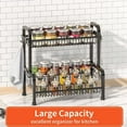 thumbnail image 2 of Spice Rack, Countertop Spice Rack Organizer 2 Tier Kitchen Spice Rack, 2 of 5