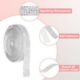 thumbnail image 3 of Cinta de strass autoadhesiva, rollo de 7 filas de cinta de diamante de 4 yardas blanca, 3 of 6