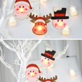 thumbnail image 4 of Moyic Luces de Navidad Papá Noel Muñeco de nieve Elk Lámpara luminosa Decoración Colgante Decoración colgante para el hogar Luz nocturna para Kits de decoración para fiestas Muñeco de nieve Moyic HA068047-02, 4 of 6