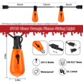 thumbnail image 2 of Cadena de luces Flicker Flame para Halloween, 10 m, con 10 LED ST40, naranja, 2 of 7