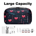 thumbnail image 3 of Valentine's Day Waterproof Oxford Cloth Hard Drive Case Organizer for Electronic Gadgets - Charger Case, Travel Organizer, Cord Organizer Travel Small, Appliance Cord Organizer - 5.9x9.44x3.14 in, 3 of 6