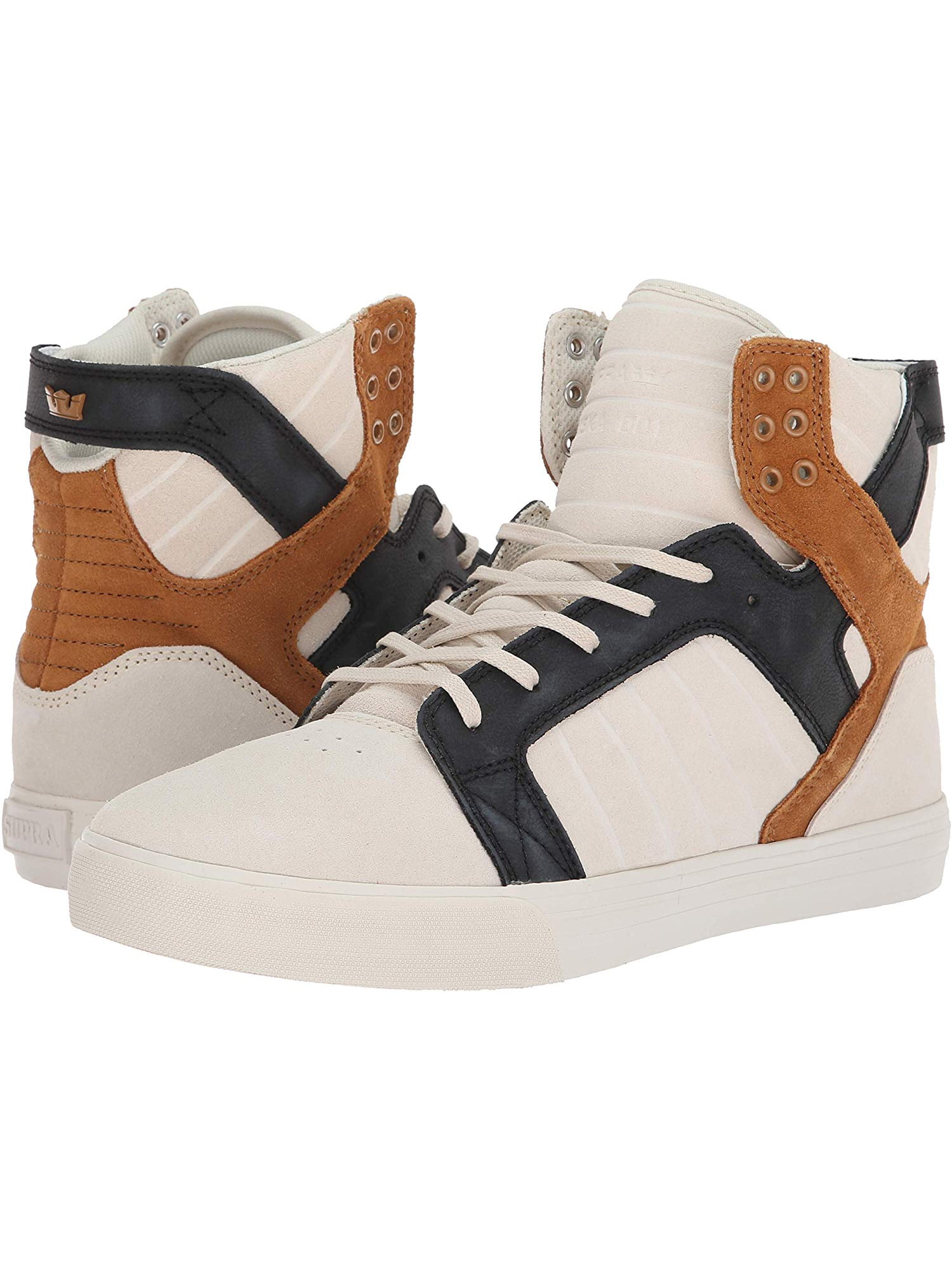 Handvol Haiku Wanorde Supra Skytop Mens Fashion Leather Sneakers High Top Suede Skate Shoes Bone  - Walmart.com