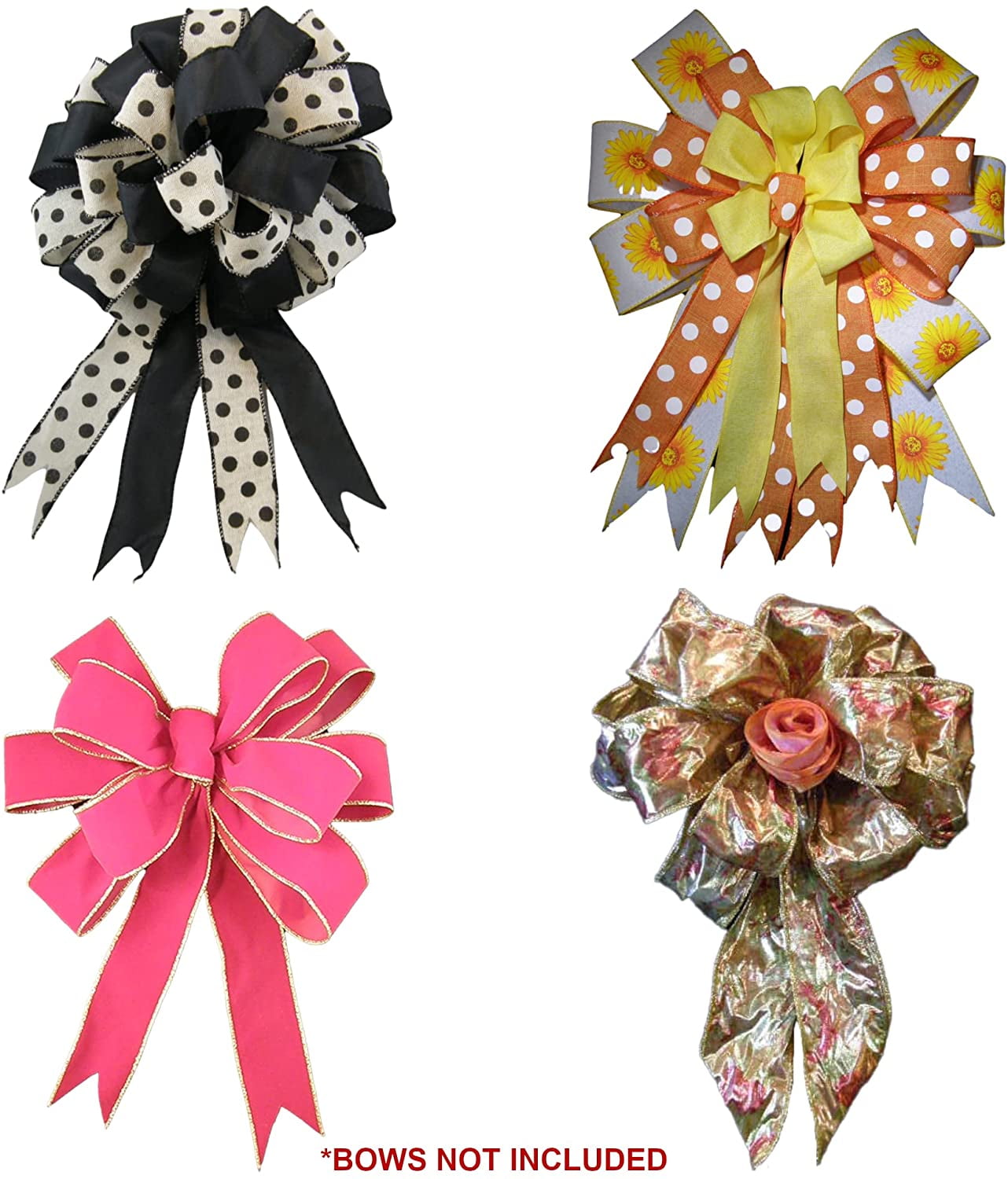  Pro Bow The Hand Bow Maker - Custom Make Ribbon Bows, DIY  Wedding Bows and Wreaths, Easy Bow Maker for Weddings and Events, Large  (Patented) : Arts, Crafts & Sewing