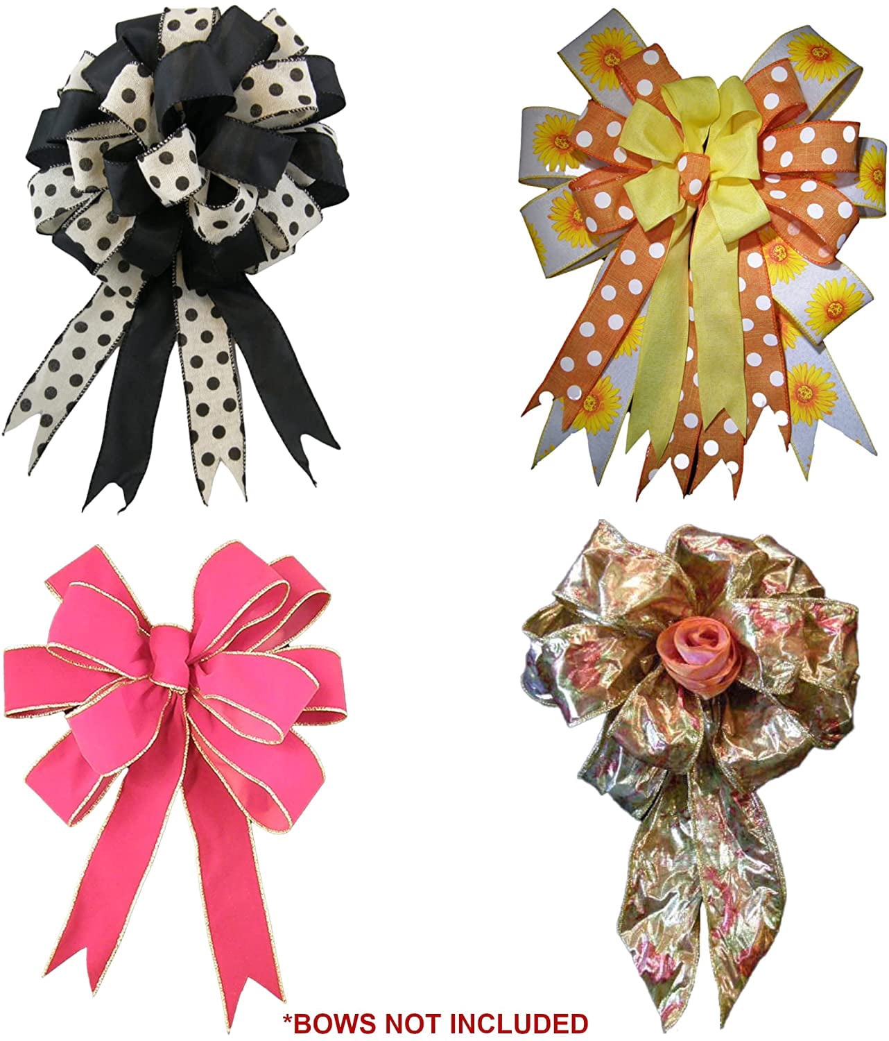 EZ Bowz Bow Maker, Design Pro for Gift Bows, Hair Bows, Wreaths, Ribbon